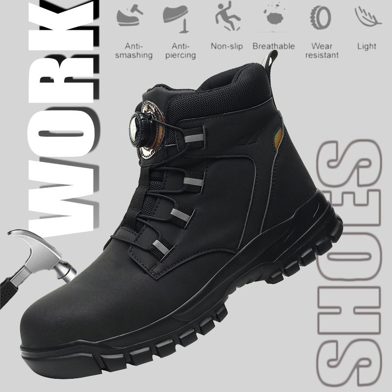 AMAWEI Men's Work Shoes