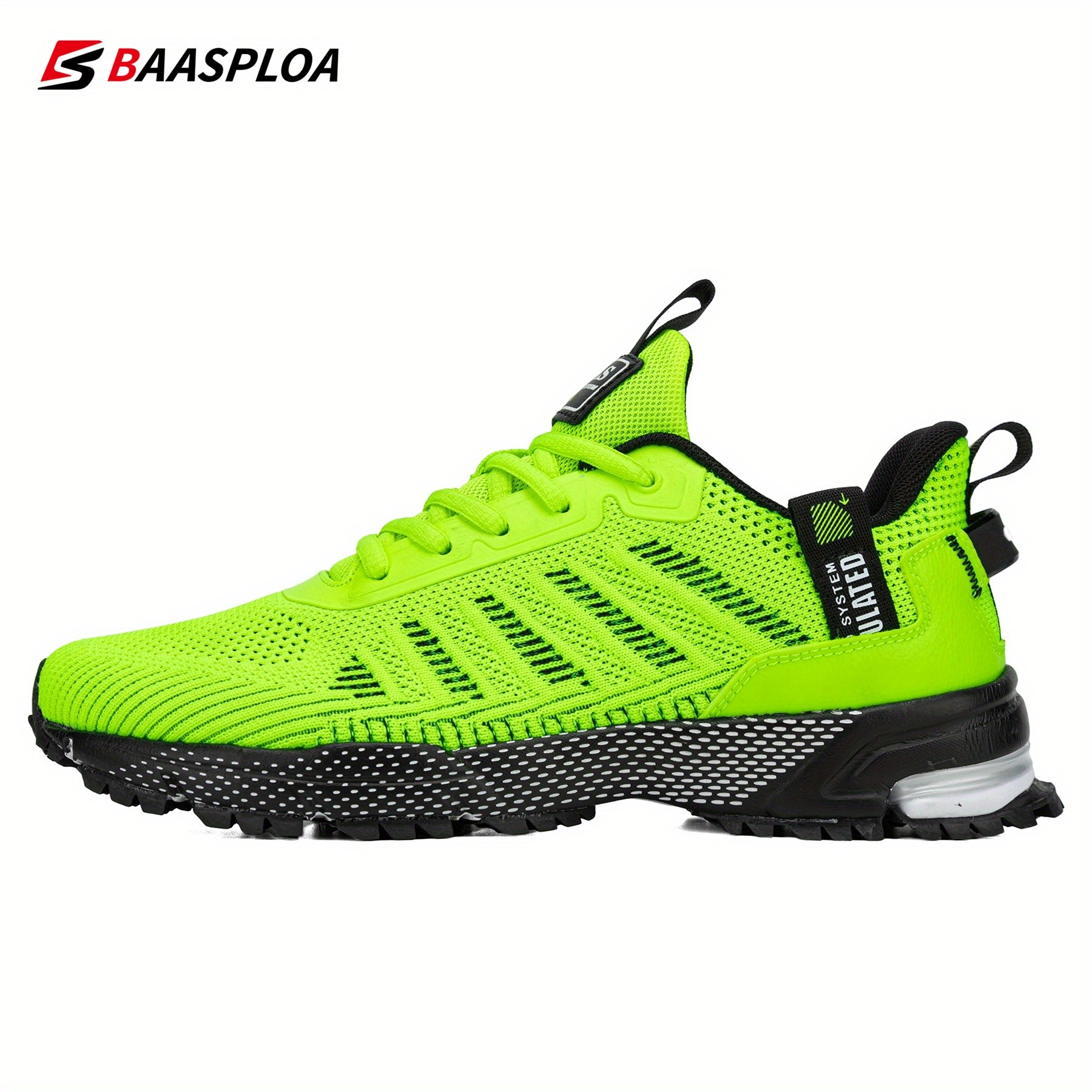 BAASPLOA Men's Lightweight Breathable Running Sneakers