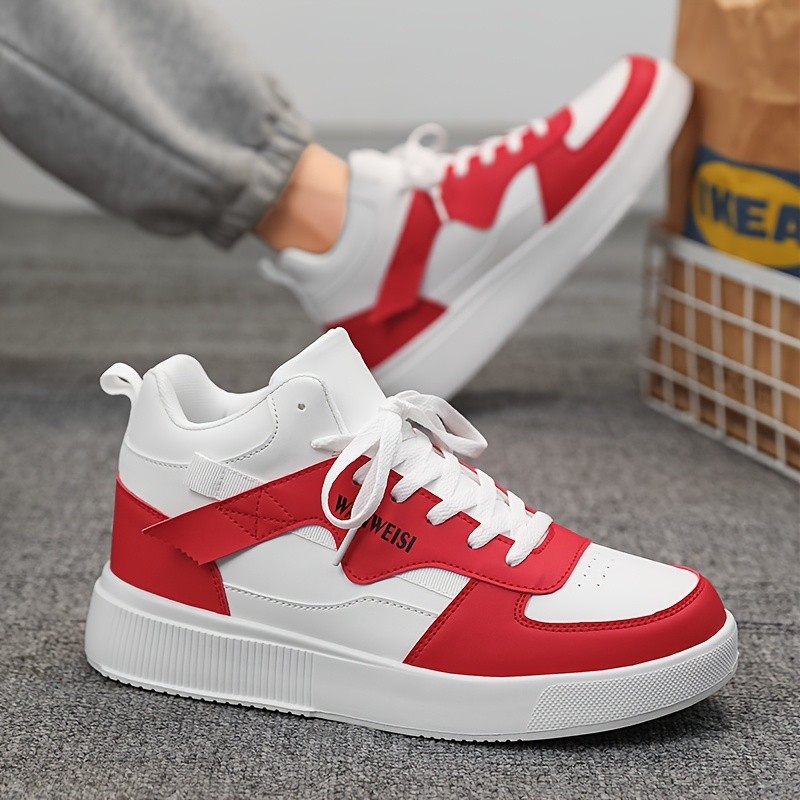 WANWEISI Men's High Top Sneakers