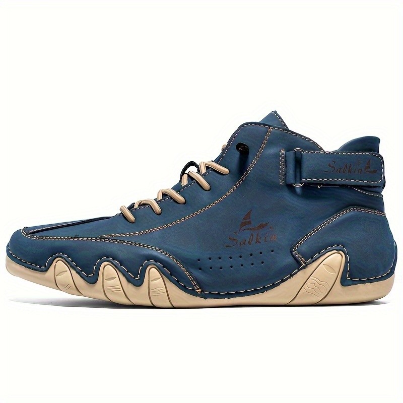 SALKIN Plus Size Men's Casual Ankle Sneakers