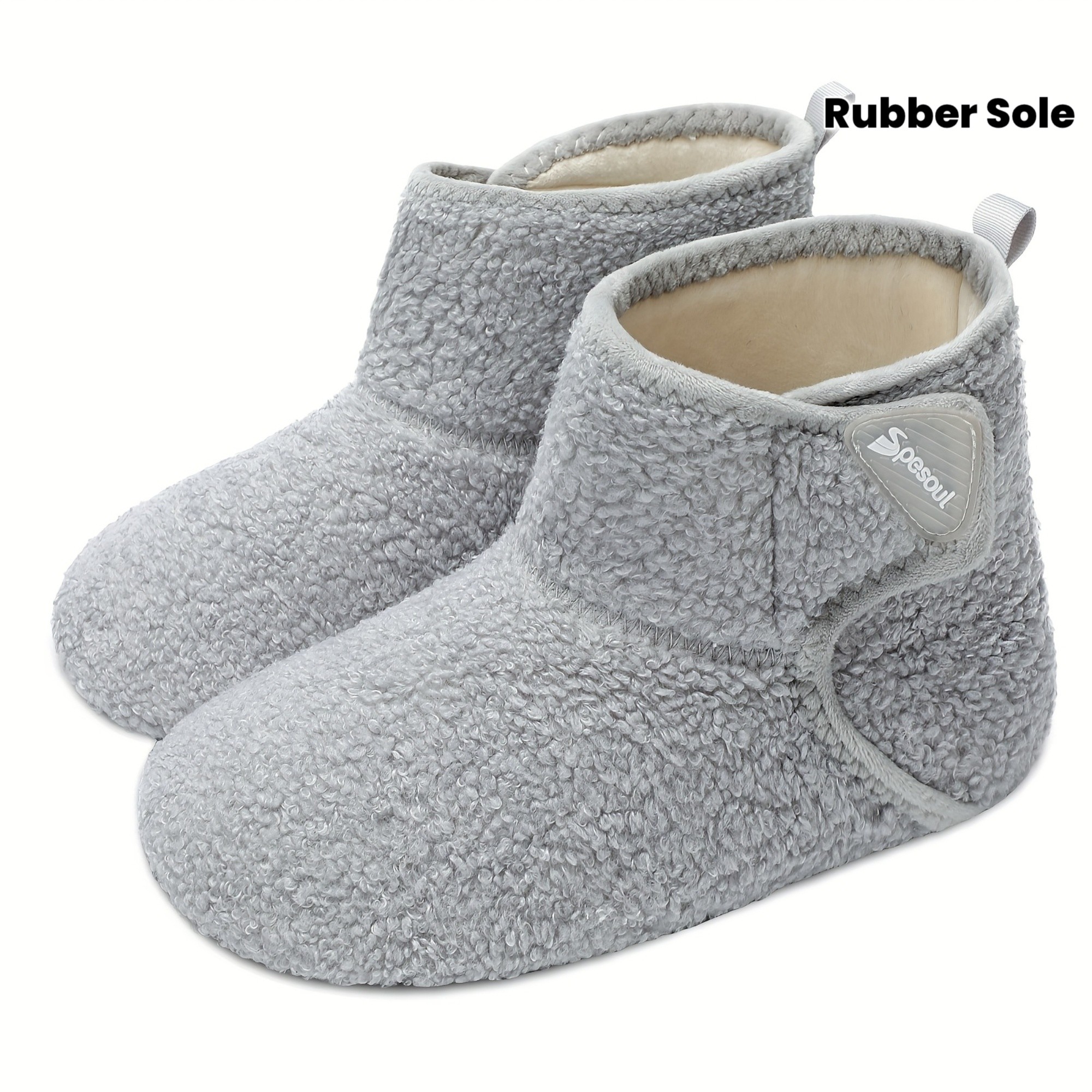 L-RUN Women's High-Top Slippers