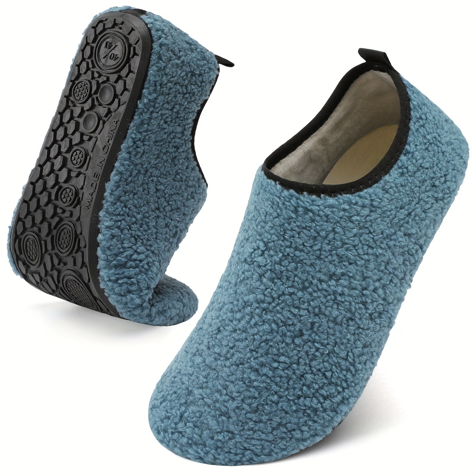 LEISFIT Men's & Women's Slip-On House Shoes