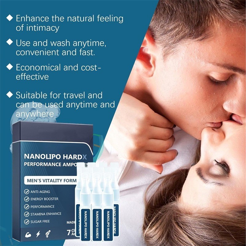 Nanolipo Hardx Men's Enhancement Drops Performance Ampoules