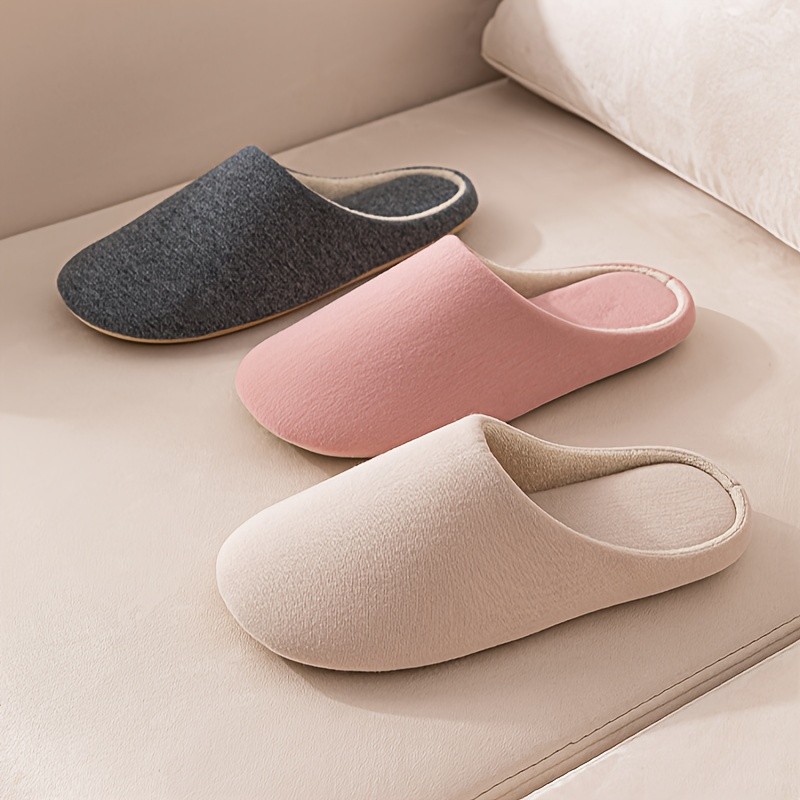 Jieliya's Easy Solid Color Slippers