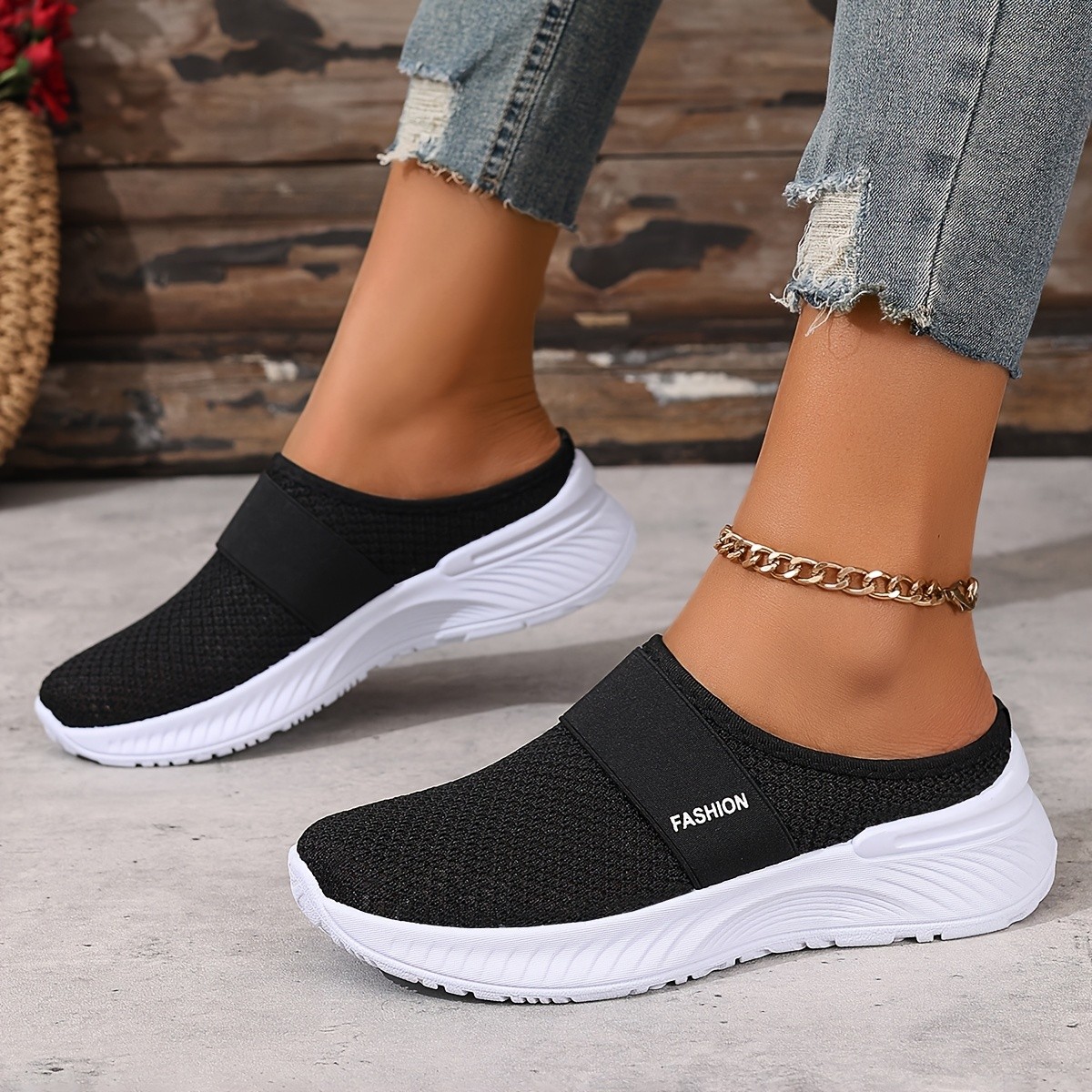 ZOSIVC Women's Slip-On Casual Sneakers