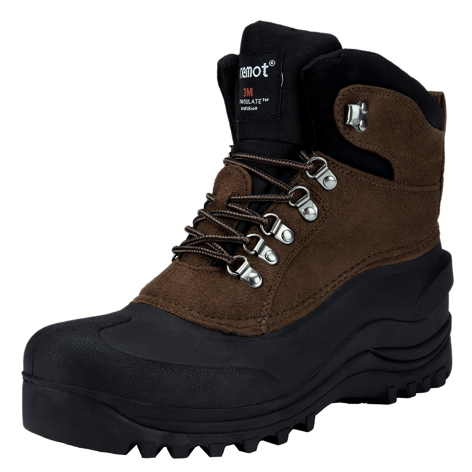 RIEMOT Mens Winter Snow Boots