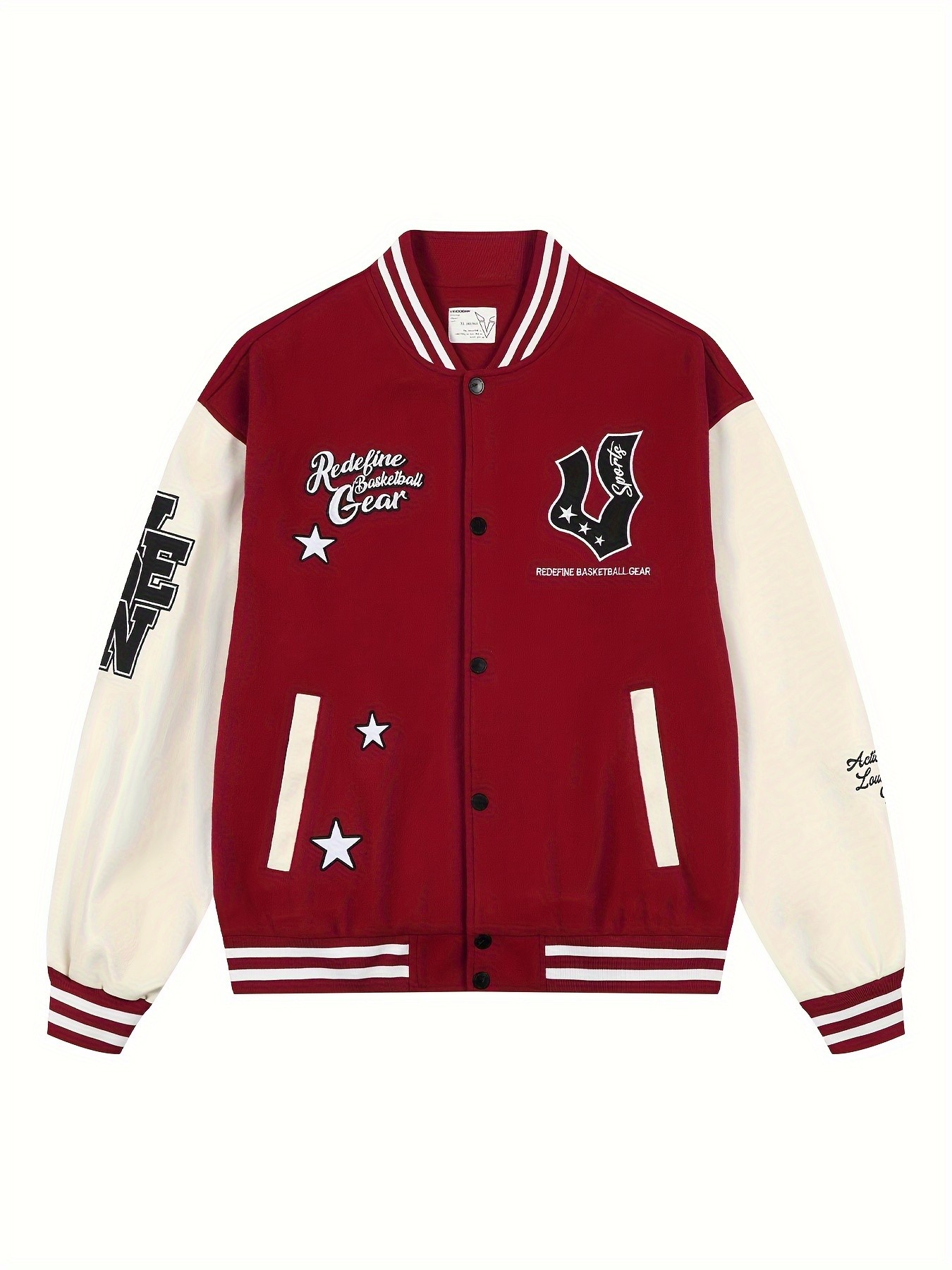 VEIDOORN Mens Baseball Jacket