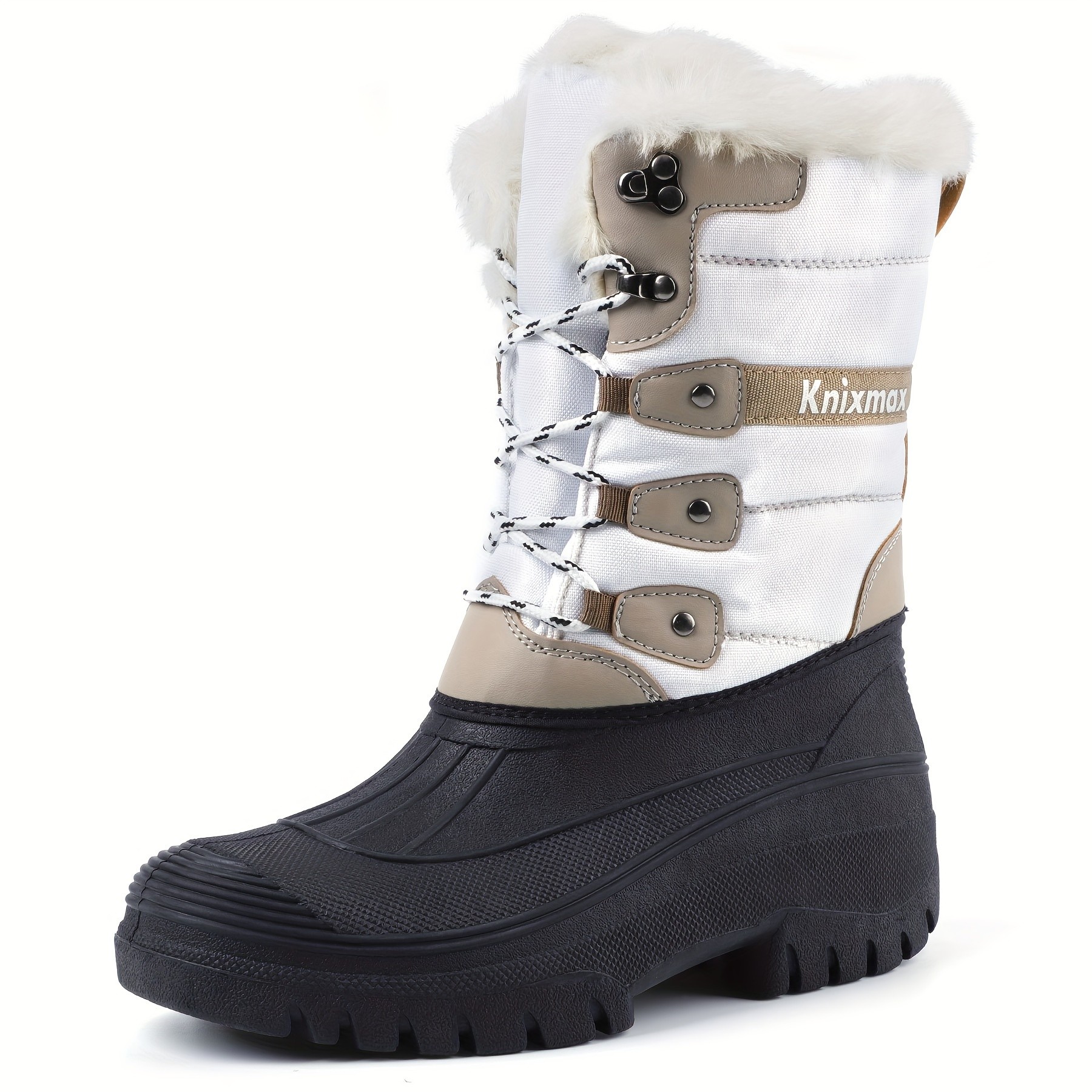 KNIXMAX Womens Winter Snow Boots