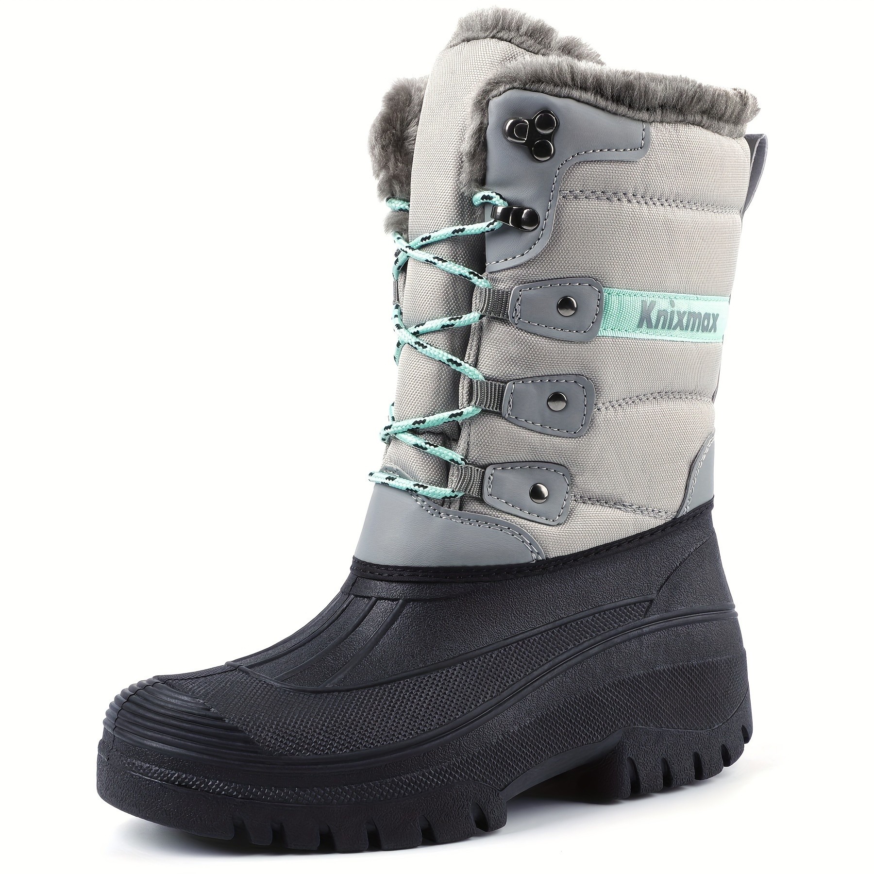 KNIXMAX Womens Winter Snow Boots
