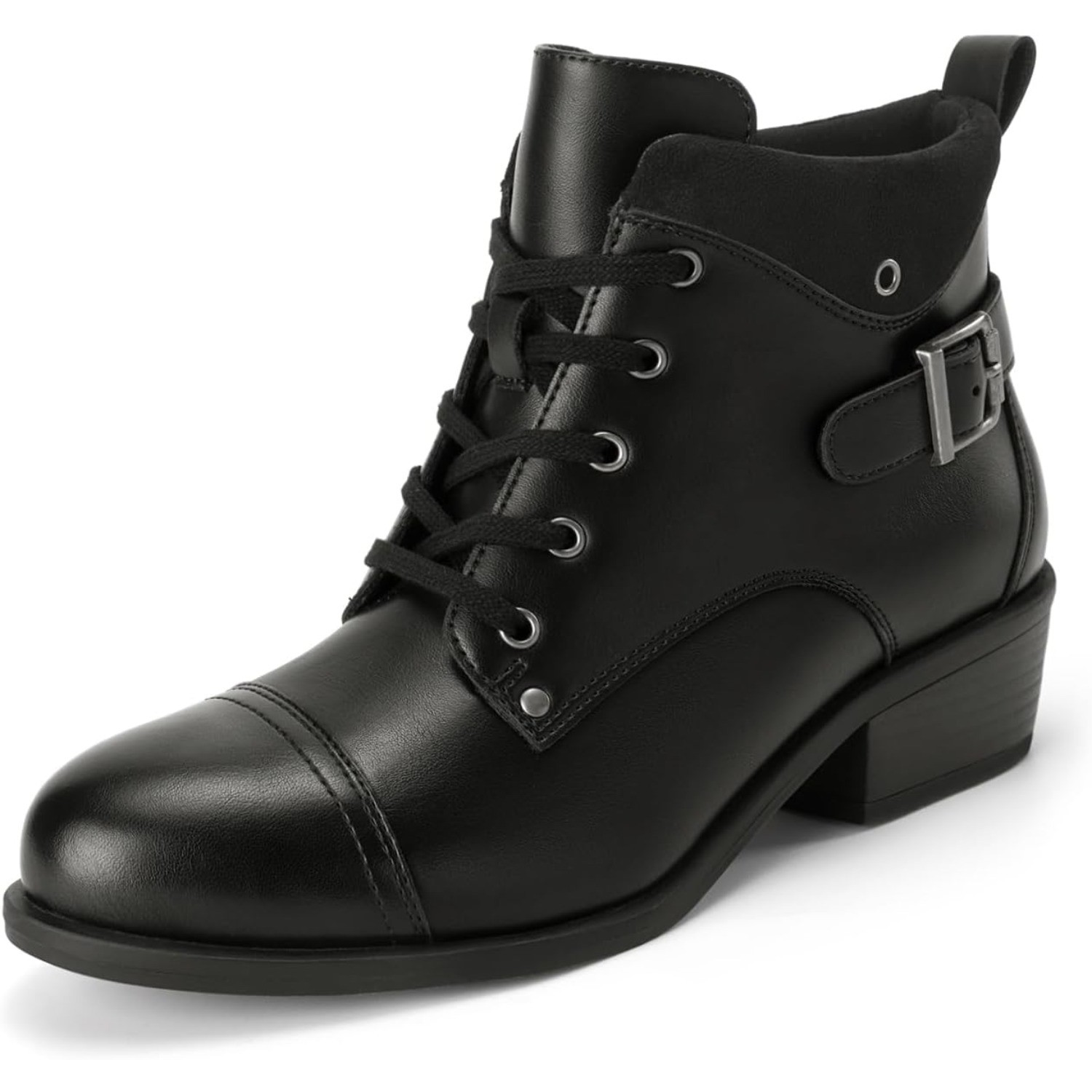 ATHLEFIT Womens Short Ankle Boots