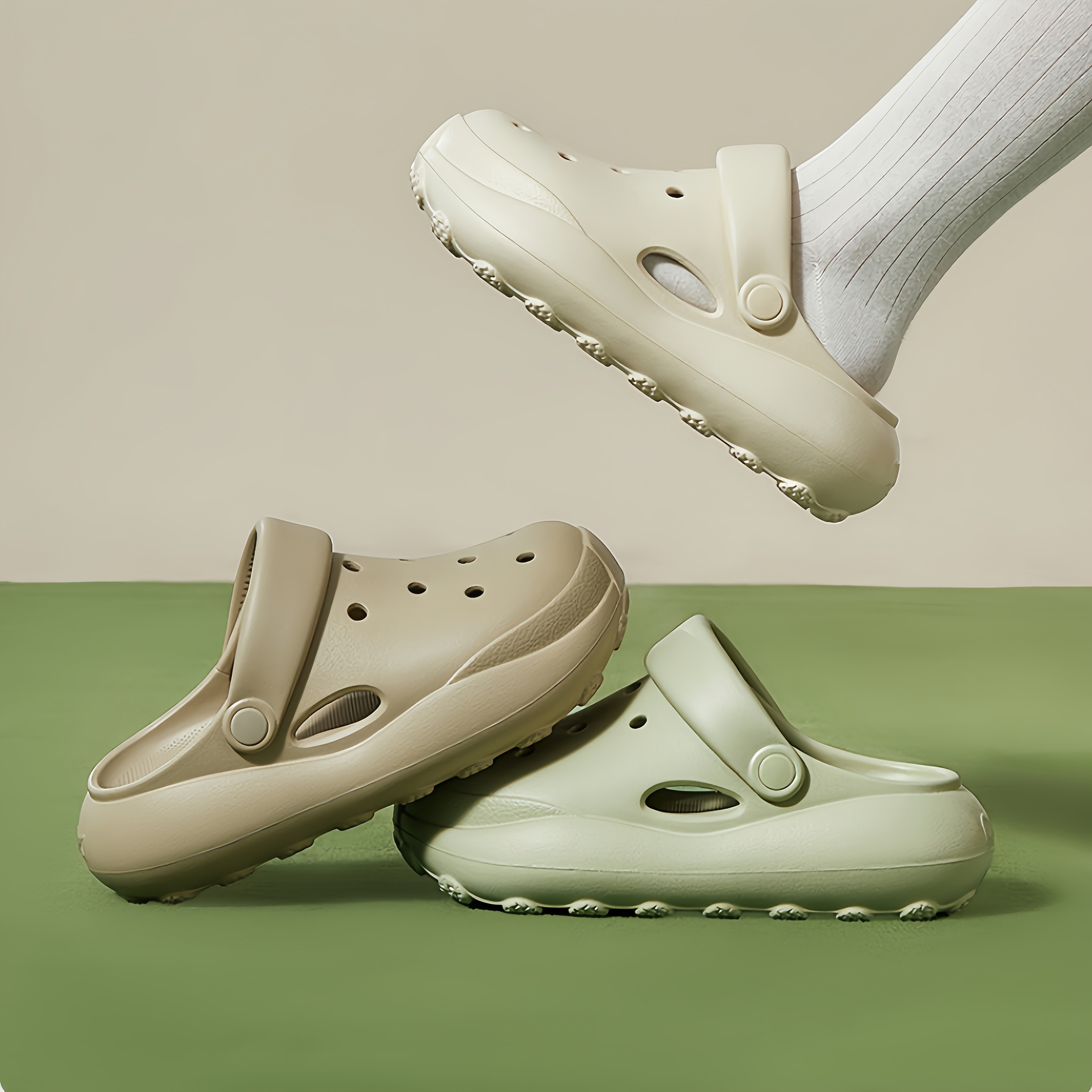 PUXI Cloud Slides Clog Shoes for Women and Men