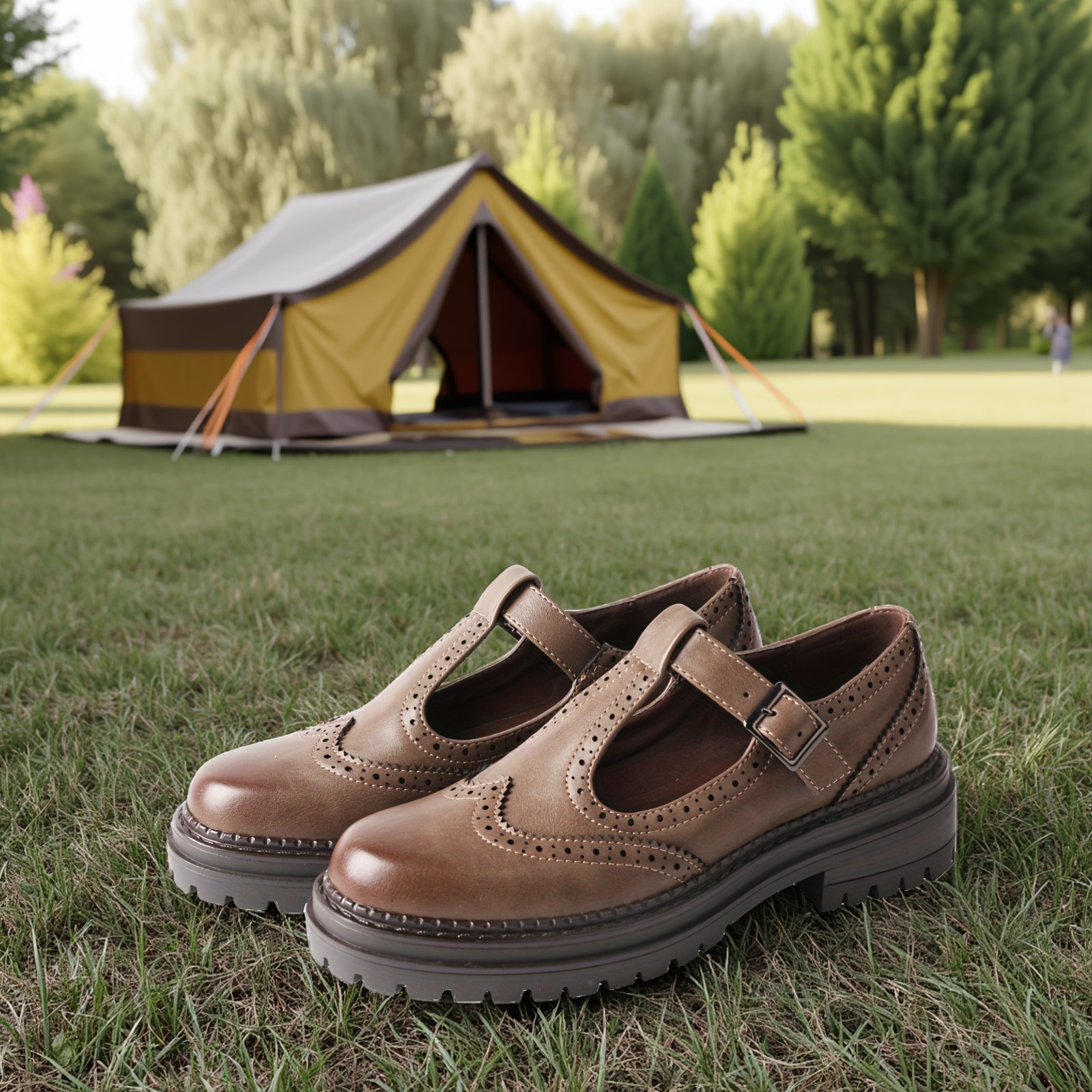 TMA EYES Brogue-Style Womens Shoes