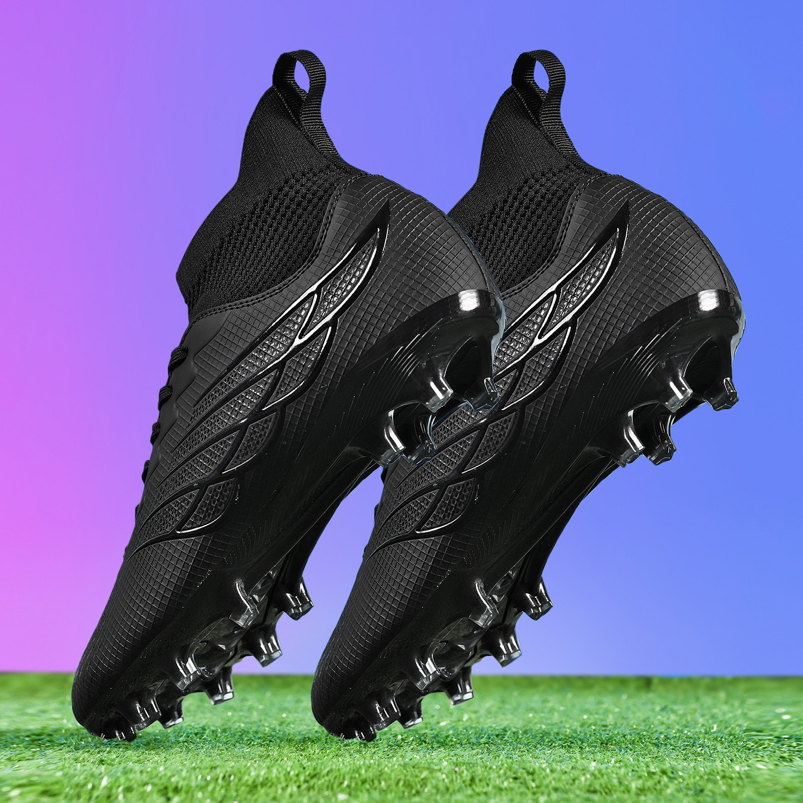 WEJIESS Mens Premium Seamless Upper Soccer Cleats