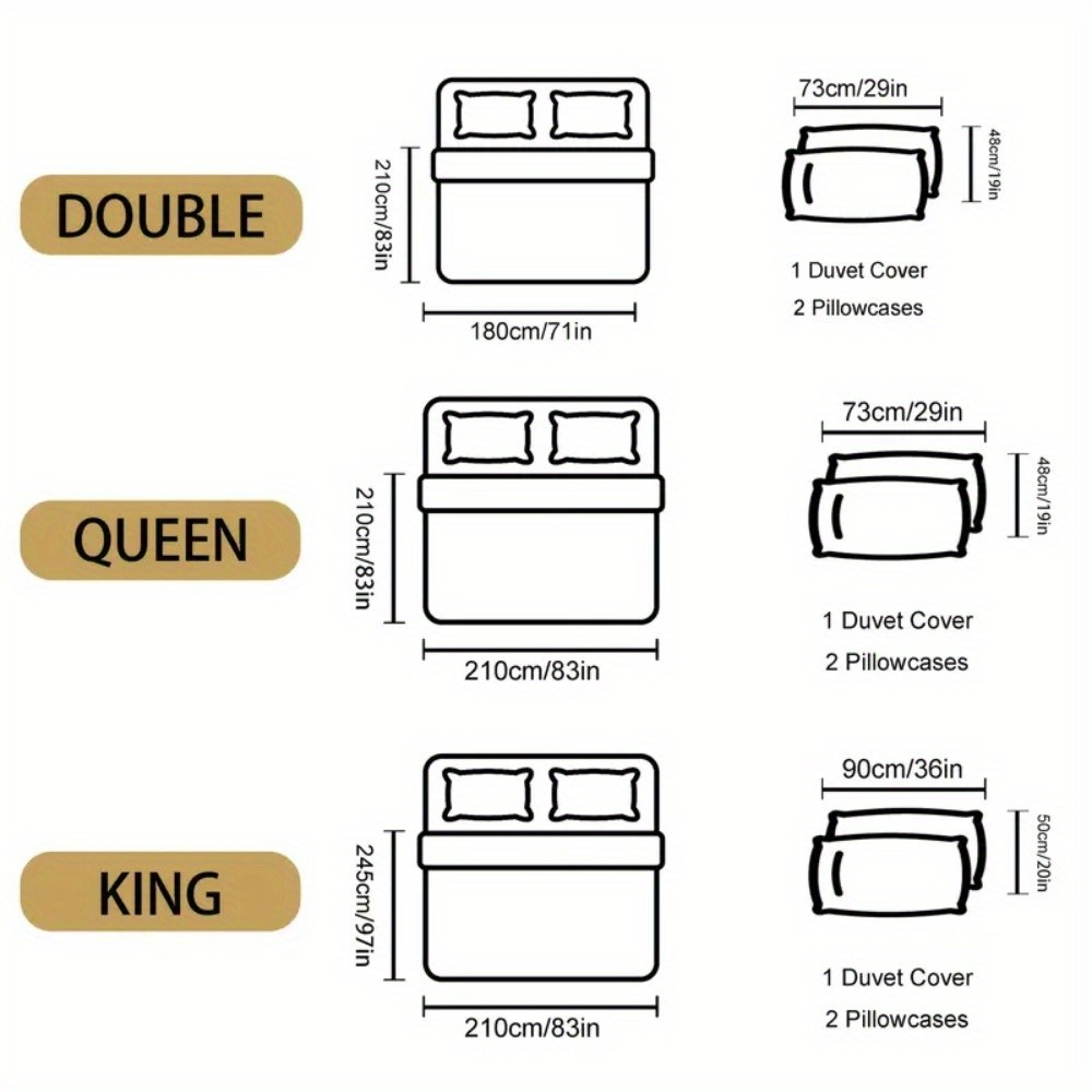 HERTALK Halloween and Christmas Themed Duvet Cover Set