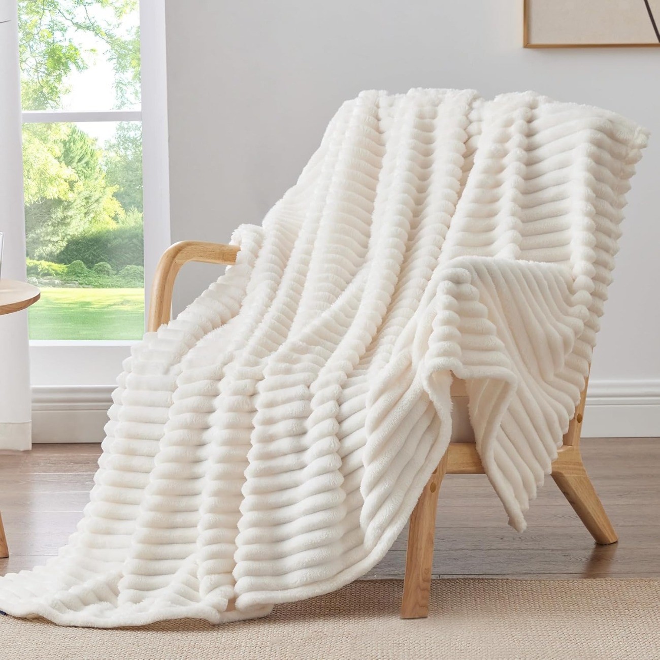 ZICHENHOME Plush Shaggy-Like Blanket