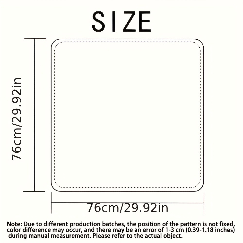 MIIYOUNG 4pcs Soft Pastel Floral & Butterfly Print Square Blankets