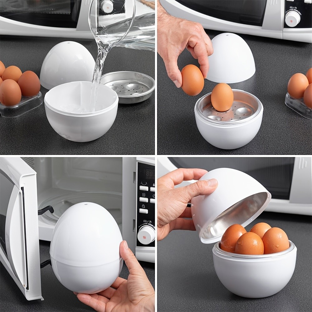 AMRIVER 4-Egg Microwave Egg Cooker