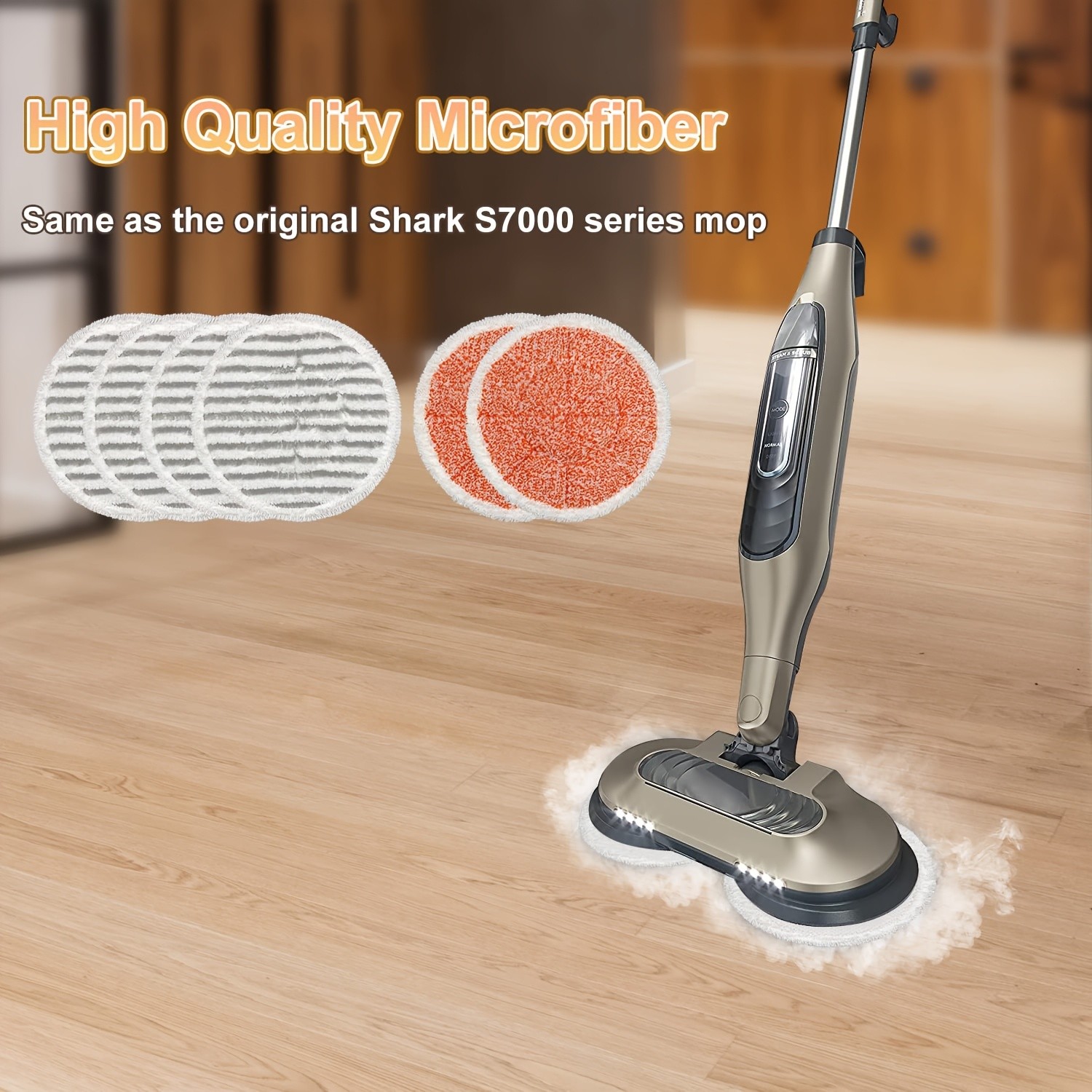 HOME TIMES 6pcs S7000 Replacement Steam & Scrub All