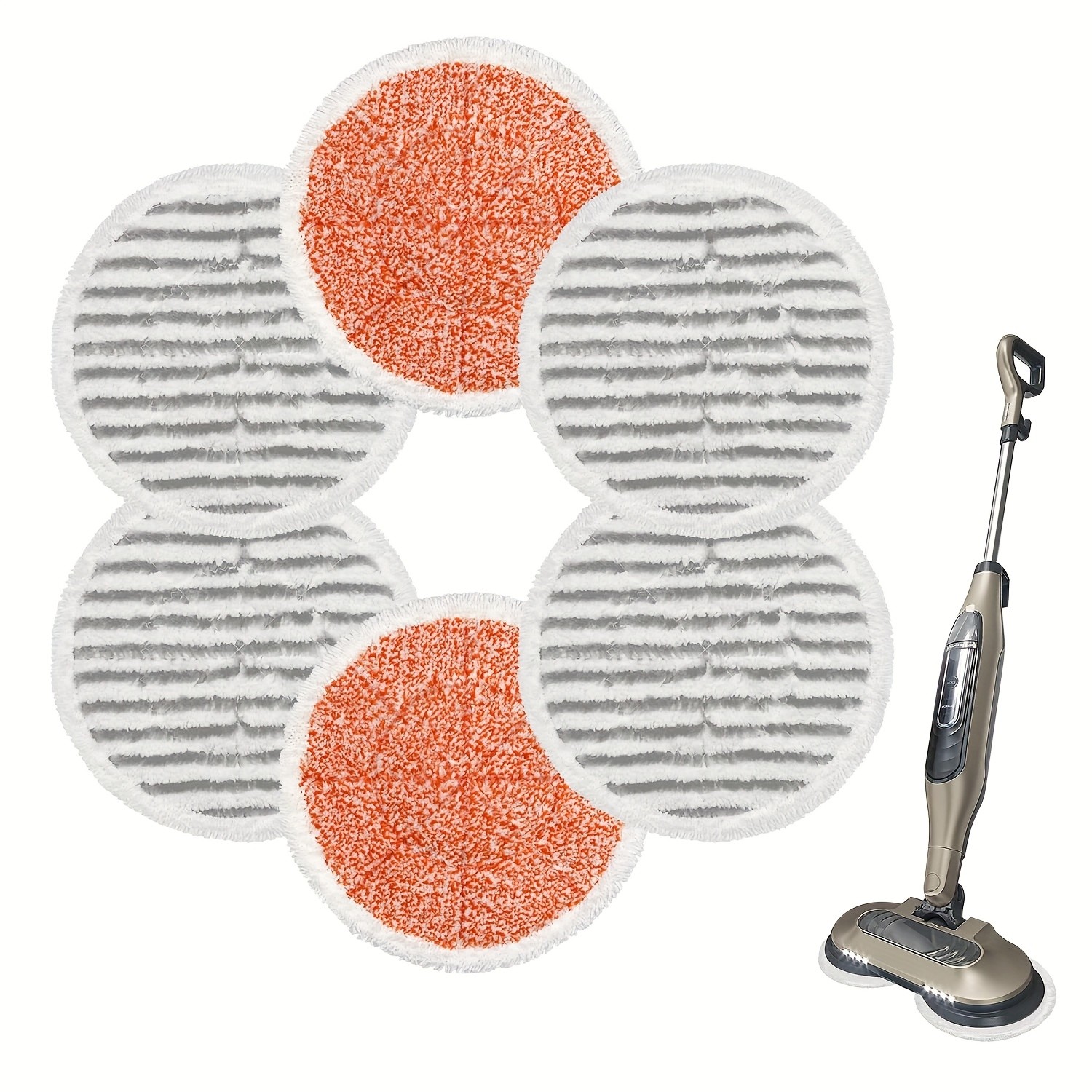 HOME TIMES 6pcs S7000 Replacement Steam & Scrub All