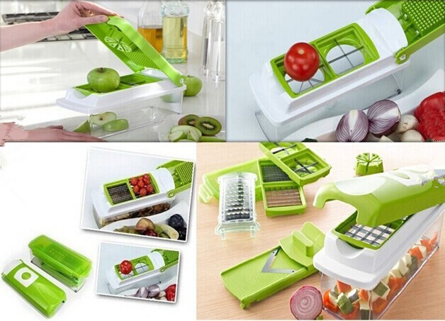 5-in-1 Vegetable and Fruit Cutter - Multi-Function Slicer and Dicer