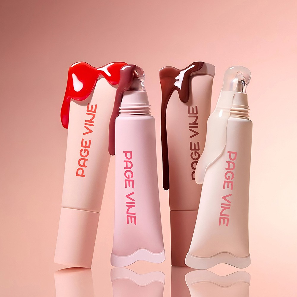 PAGE VINE Lip Gloss - Moisturizing and Shiny Formula