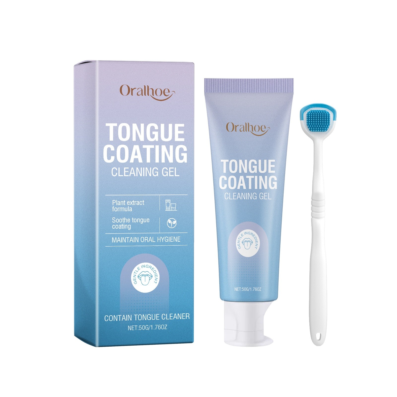 Oralhoe Tongue Coating Cleaning Gel - 50g