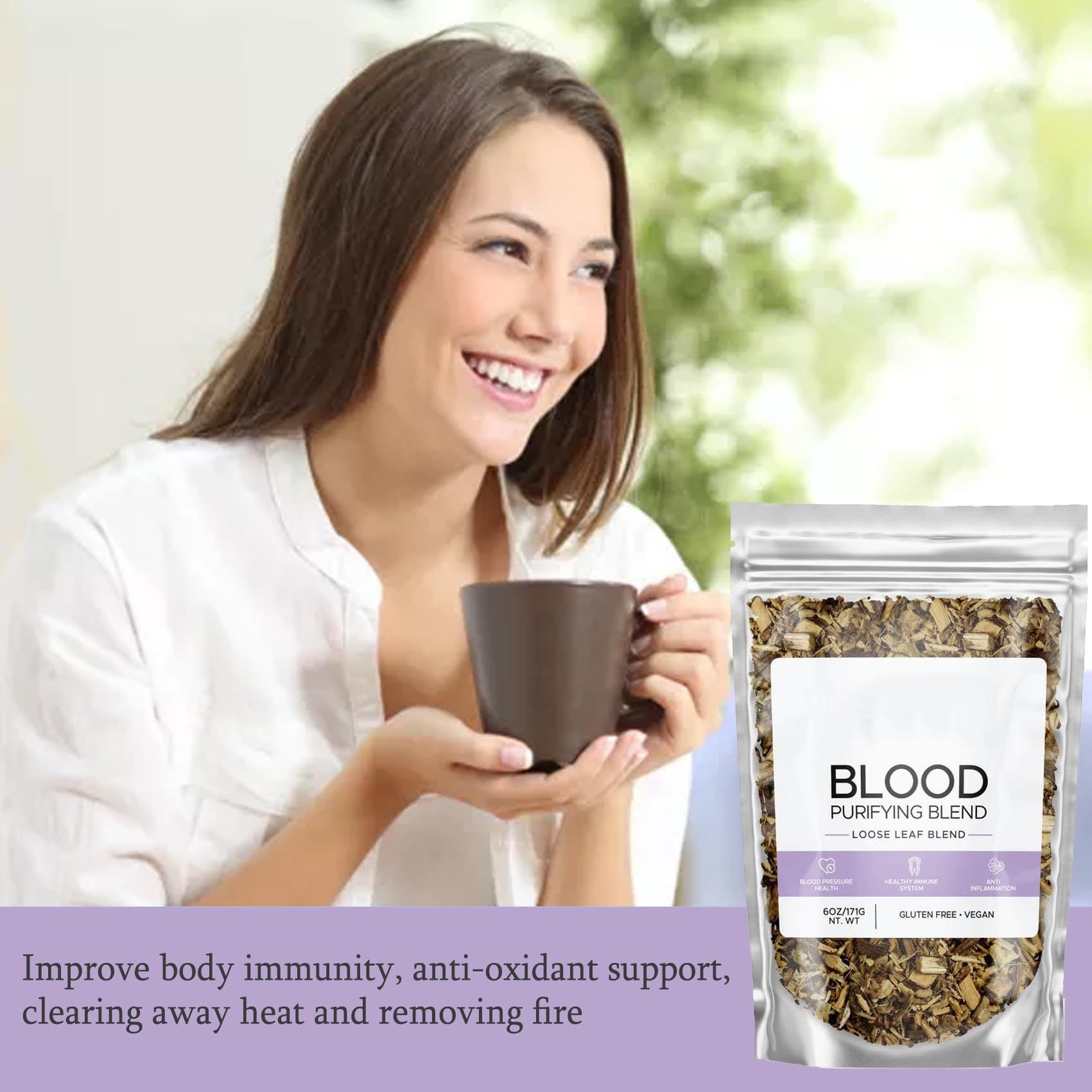 Blood Purifying Blend  Natural Antioxidant and Liver Health Support