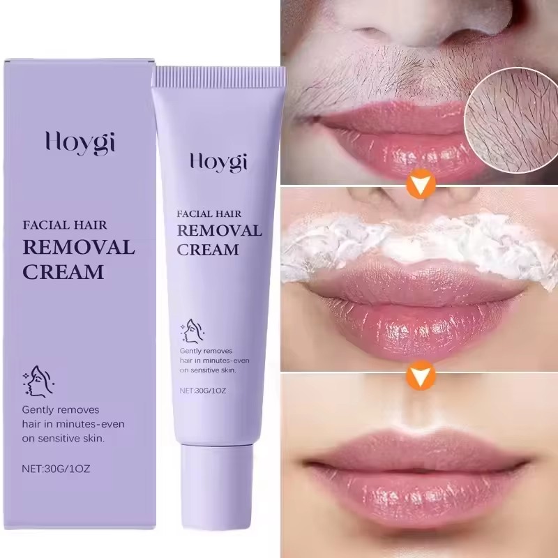 Hoygi Facial Hair Removal Cream  Gentle and Effective Hair Removal for Sensitive Skin
