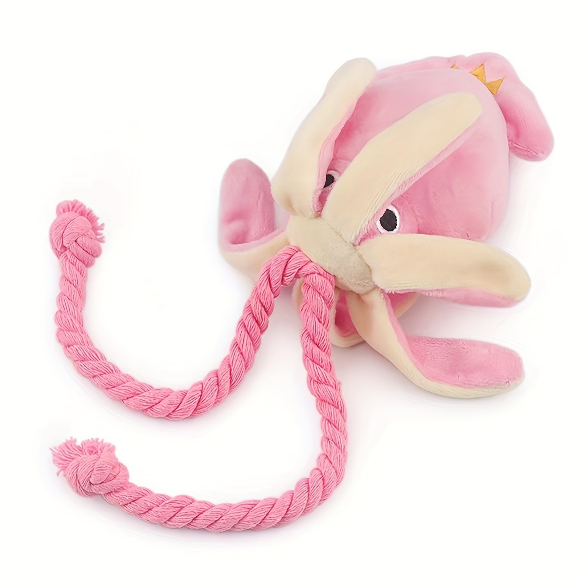 SUPET 1pc Octopus Design Pet Grinding Teeth Squeaky Plush Toy