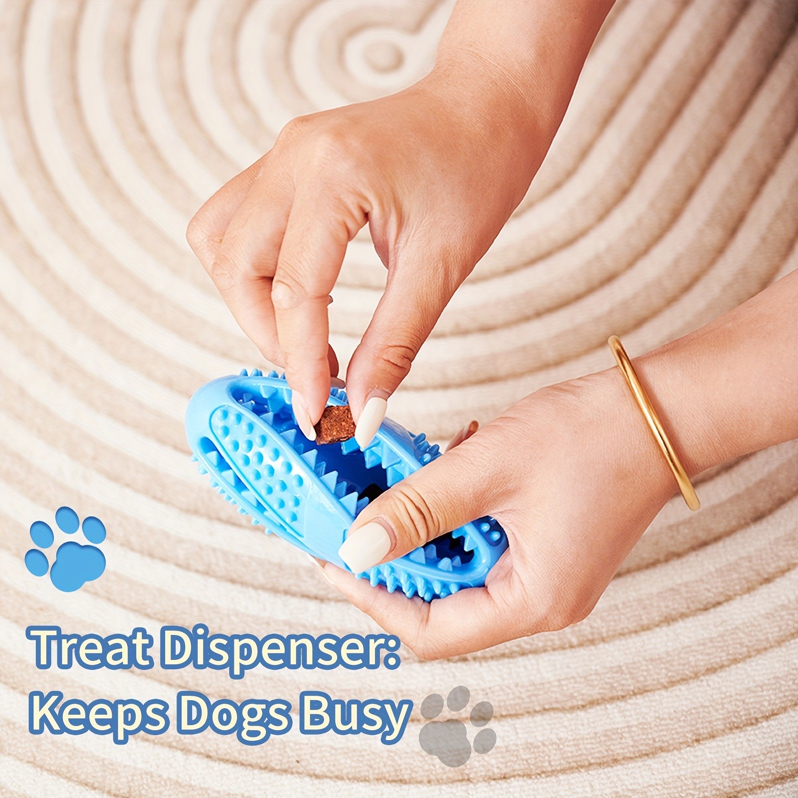 PETART Dog Treat Dispensing Ball