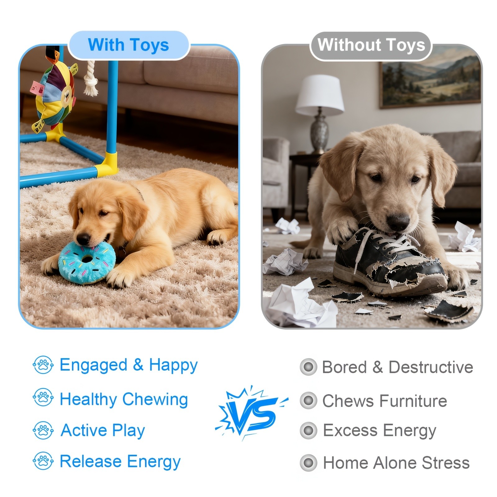 LIUYANG Puppy Play Gym for Small Dogs