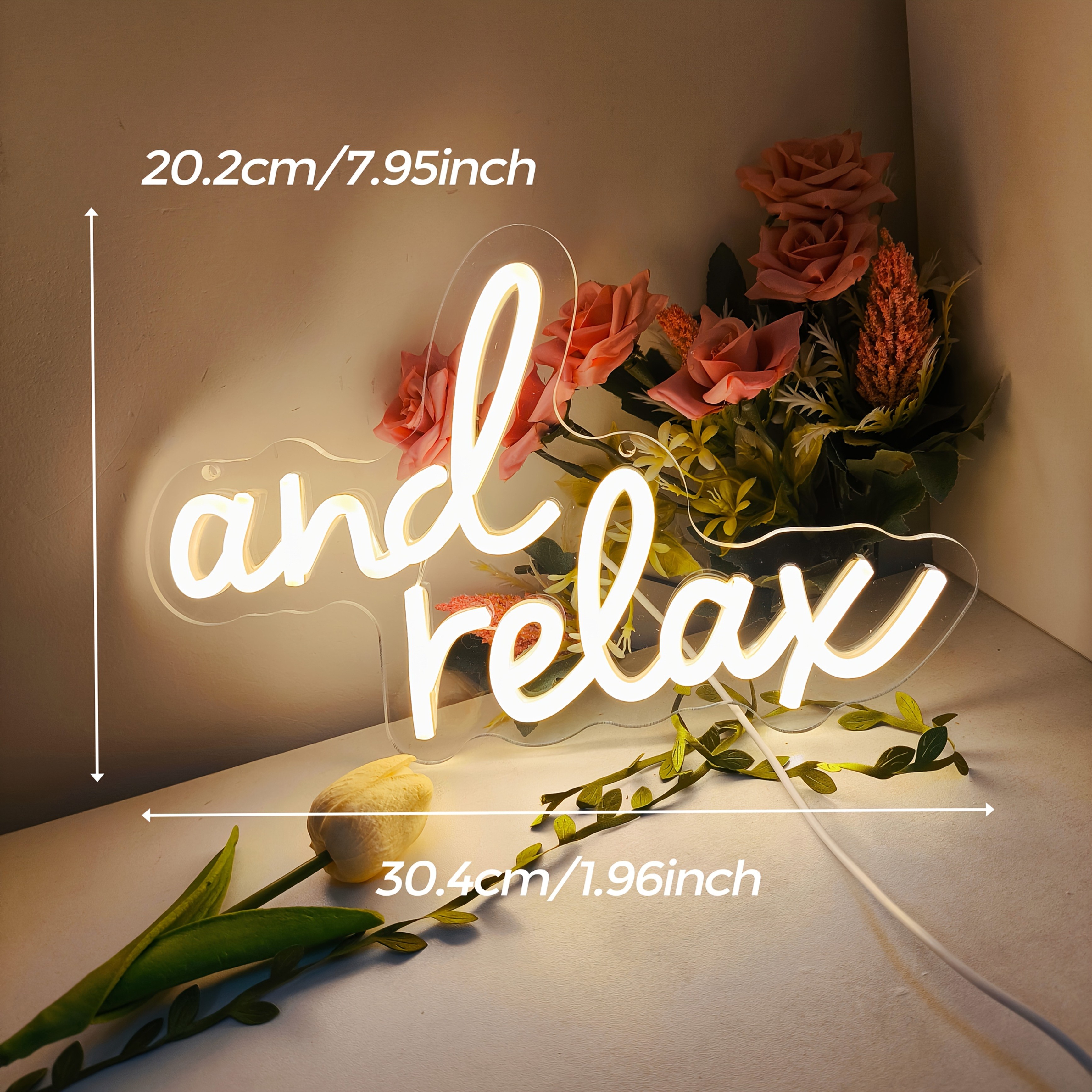 LIUYANG And Relax Neon Sign for Wall Decor