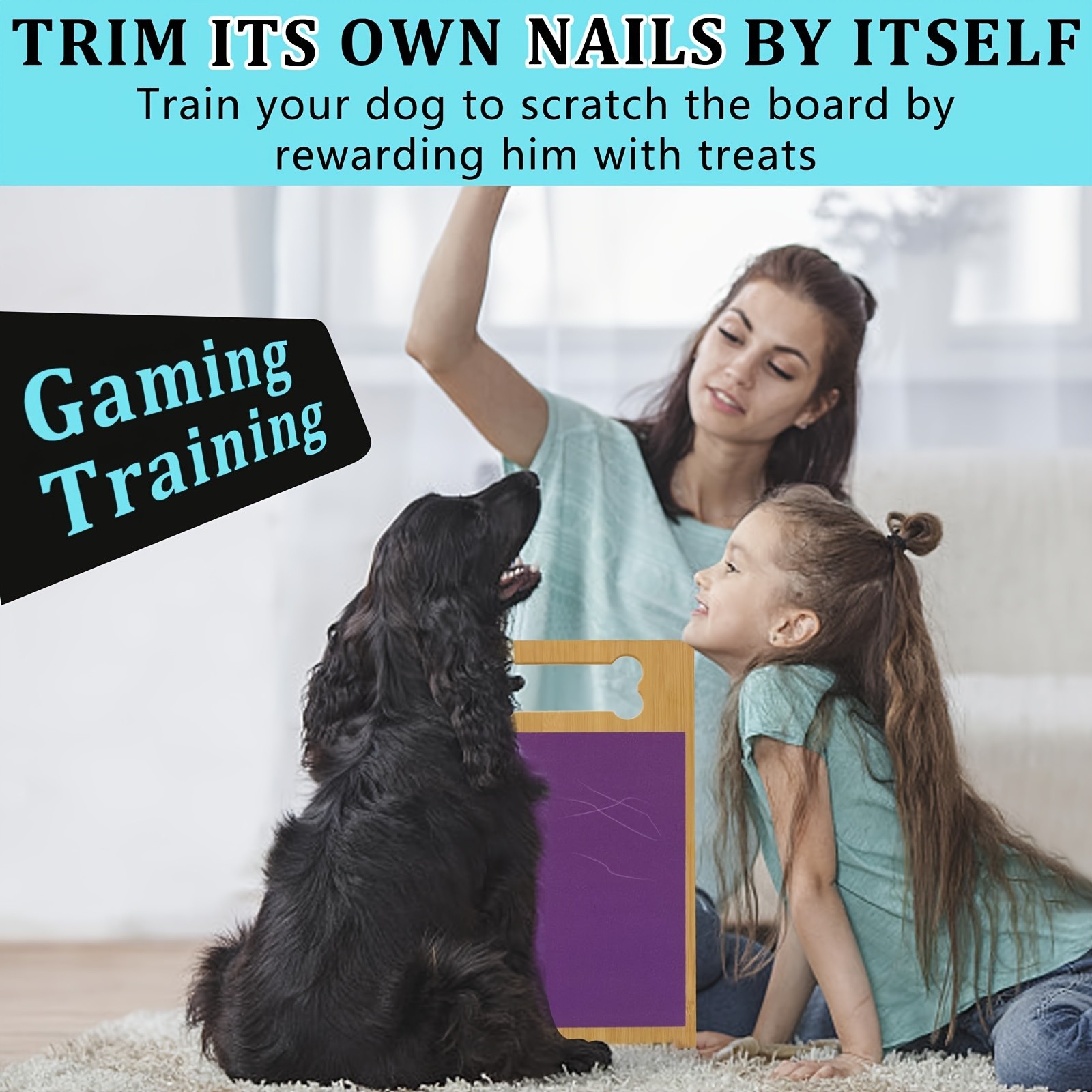 BANRAL Nail Care Scratch Pad for Dogs