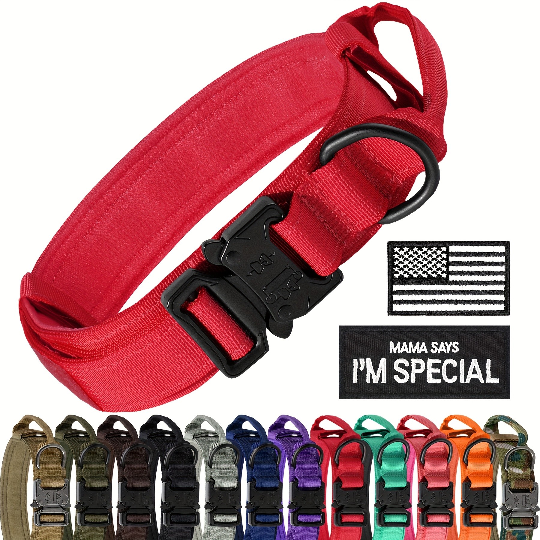 JOYTALE Heavy-Duty Dog Collar with Handle