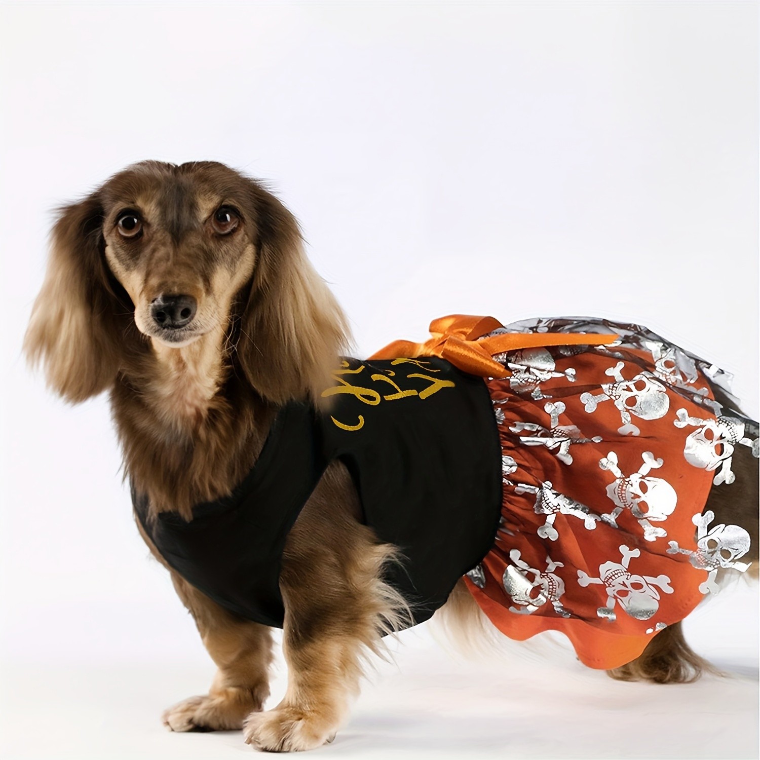 BAMDA Funny Dog Halloween Tulle Dress