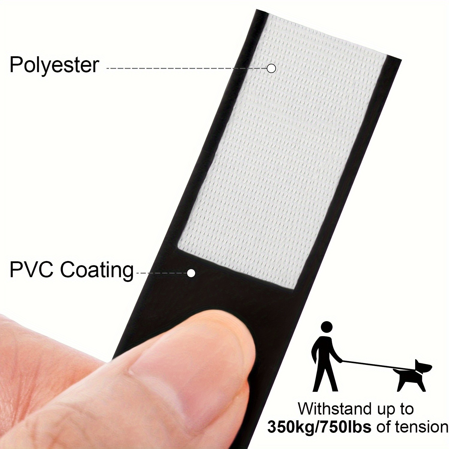 TAGLORY Waterproof PVC Dog Training Leash