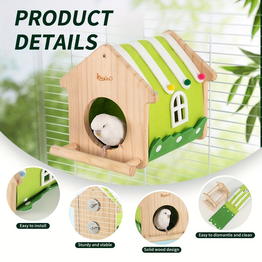 ITANDME Wooden Bird House