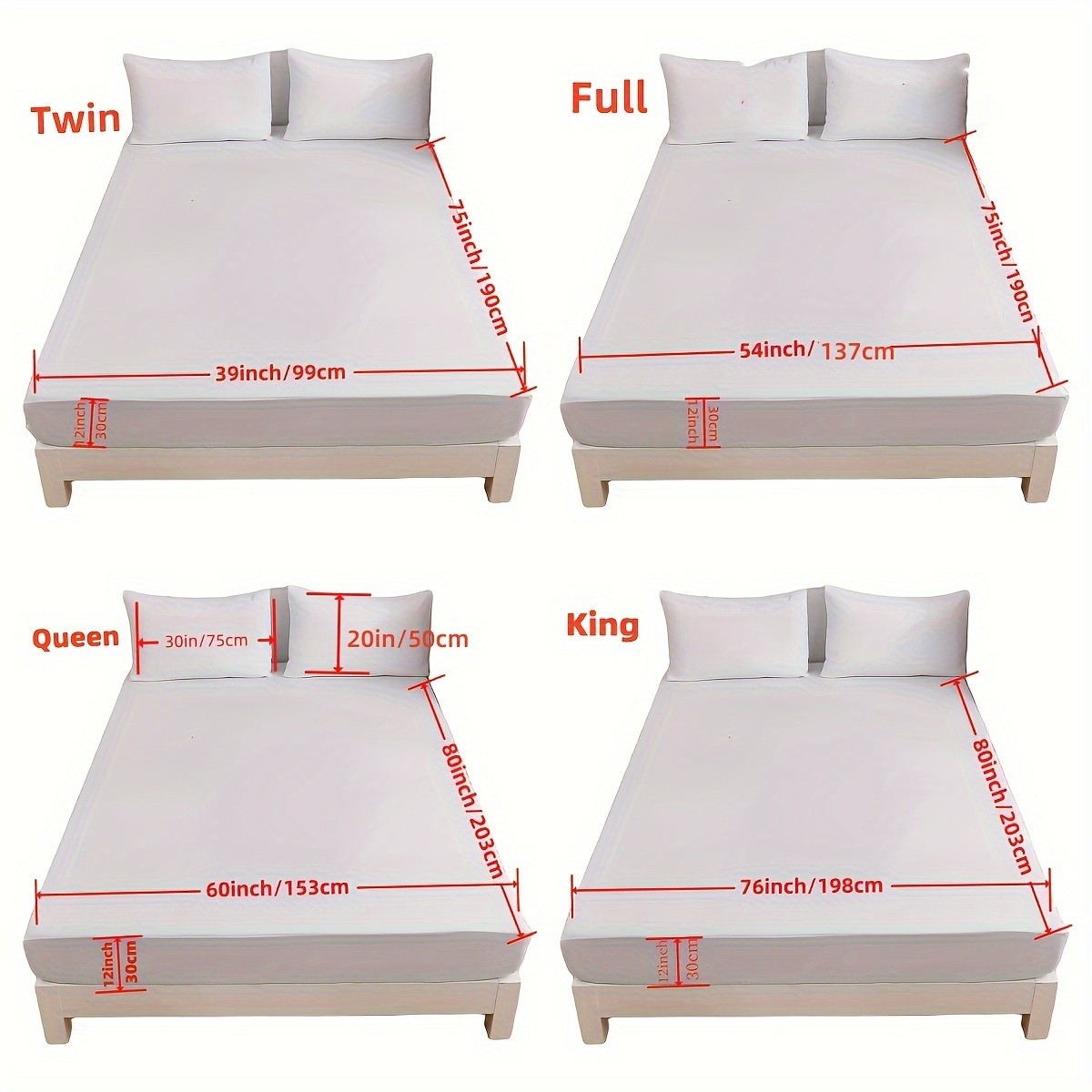 KAFUTI 3pcs Solid Color Bed Sheet Set