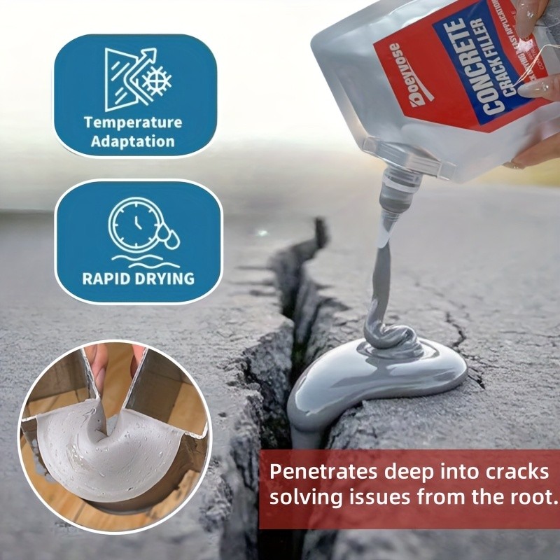 Doeyvose Concrete Crack Filler for Concrete Driveway