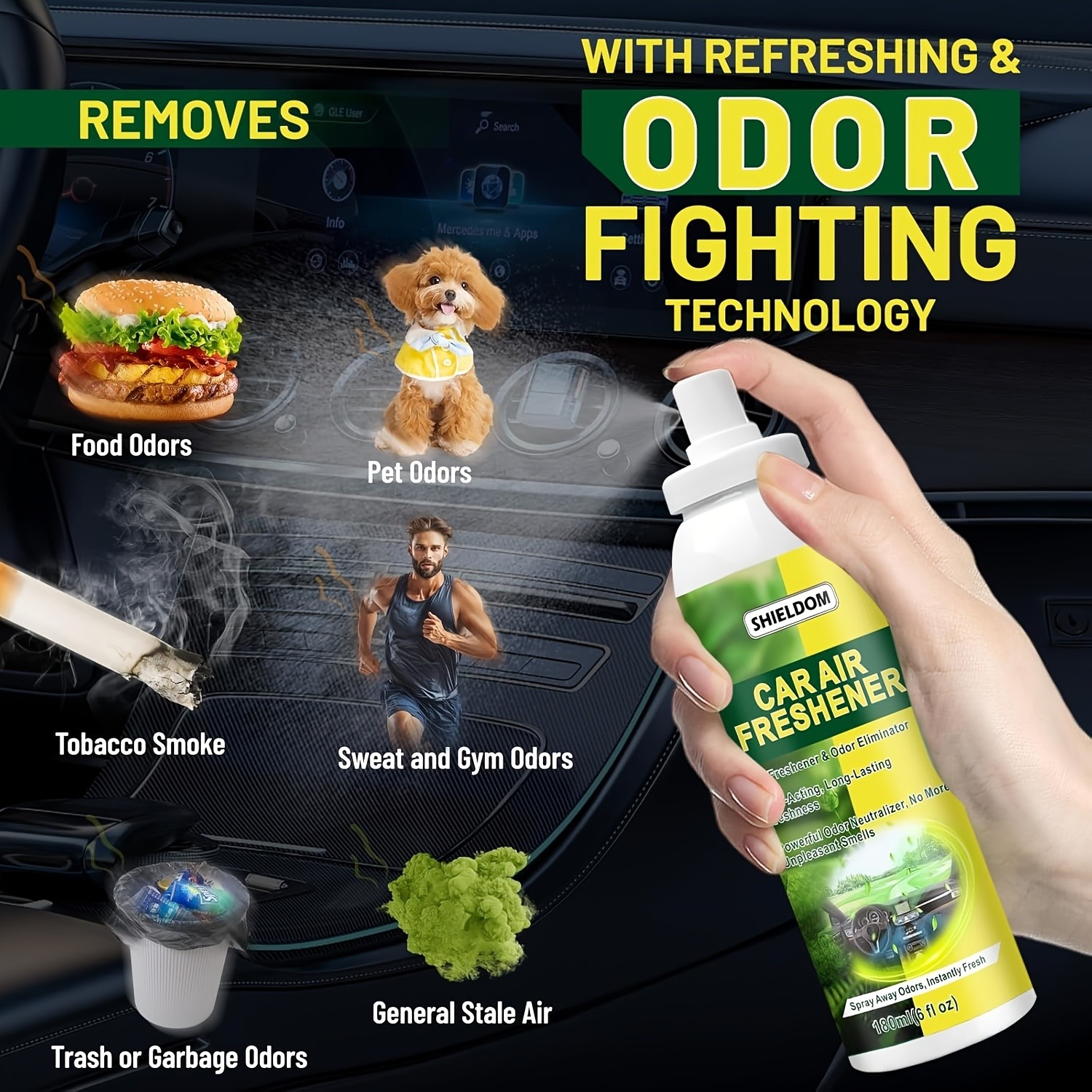 SHIELDOM Unscented Odor Eliminator