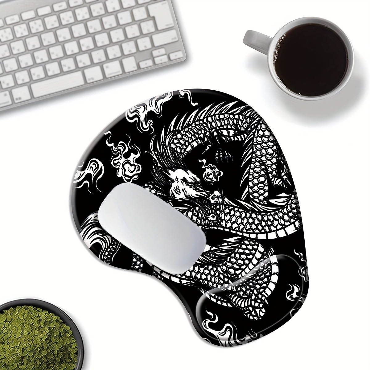 FOBIANJIE Stylish Mouse Pad with Wrist Support