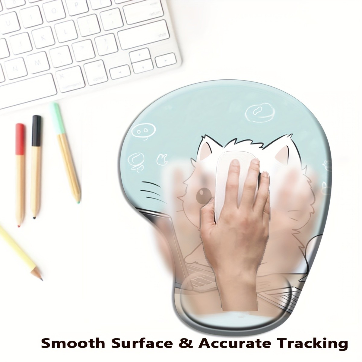 FOBIANJIE Ergonomic Mouse Pad with Wrist Support