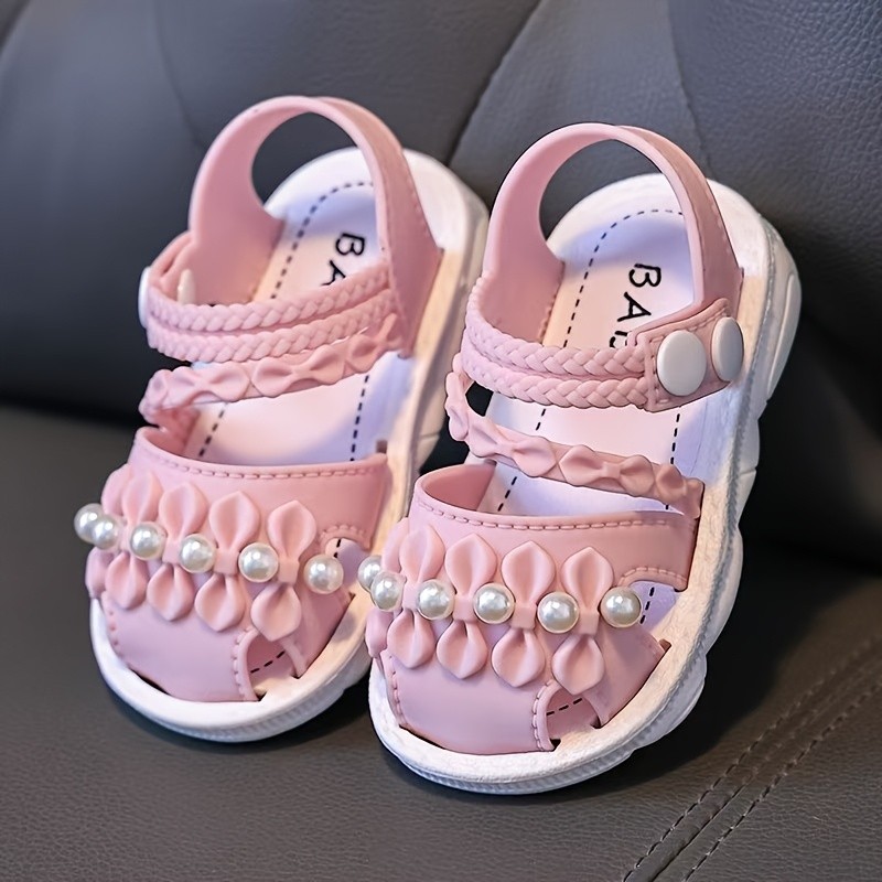 VICVAIT 2025 Girls' Sandals with Hollow Design