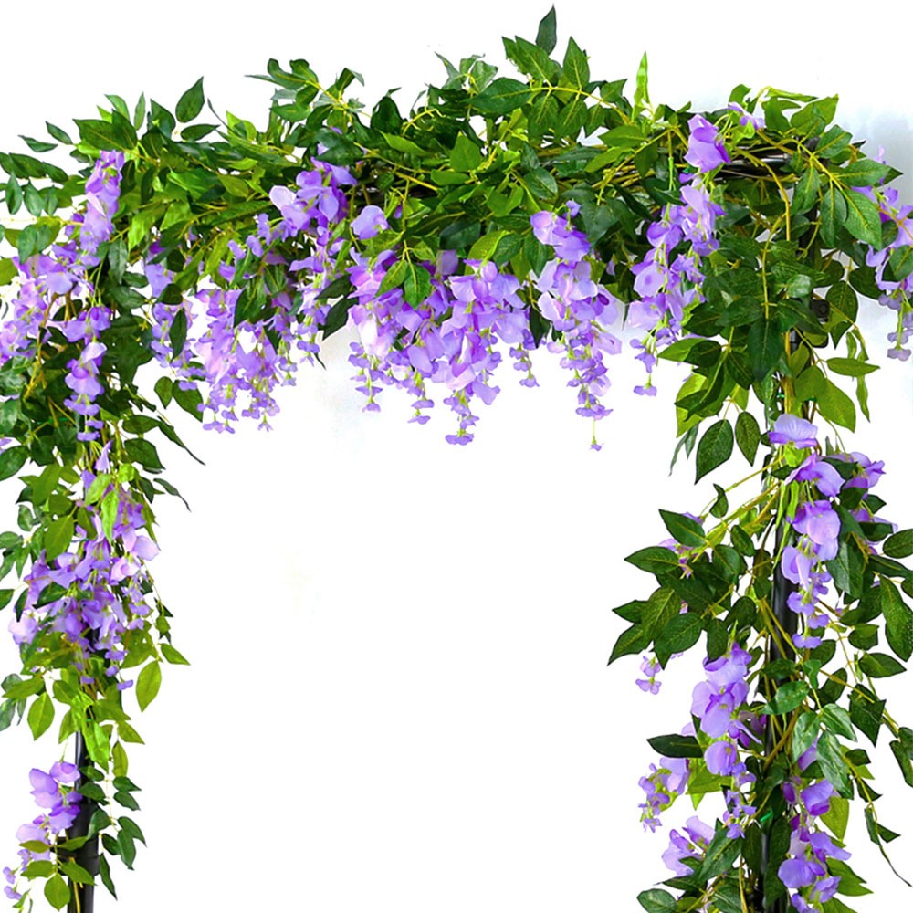 Fyeme Set of 2 Artificial Wisteria Vines