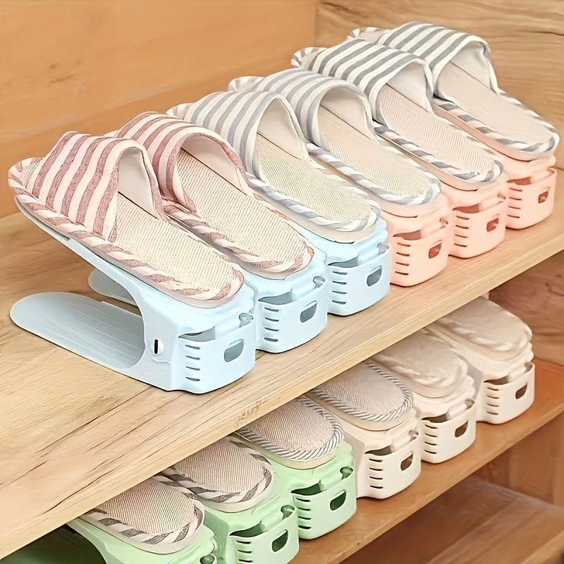 GOBITELI Adjustable Plastic Shoe Rack
