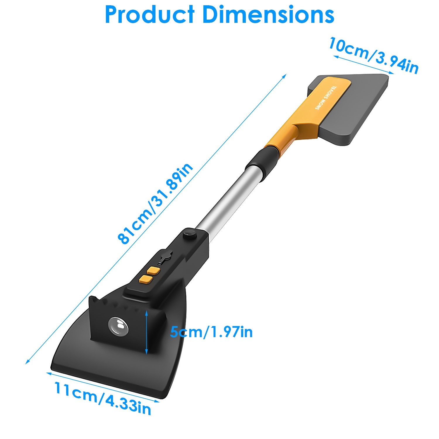 3-in-1 Extendable Snow Removal Tool  Ultimate Winter Solution