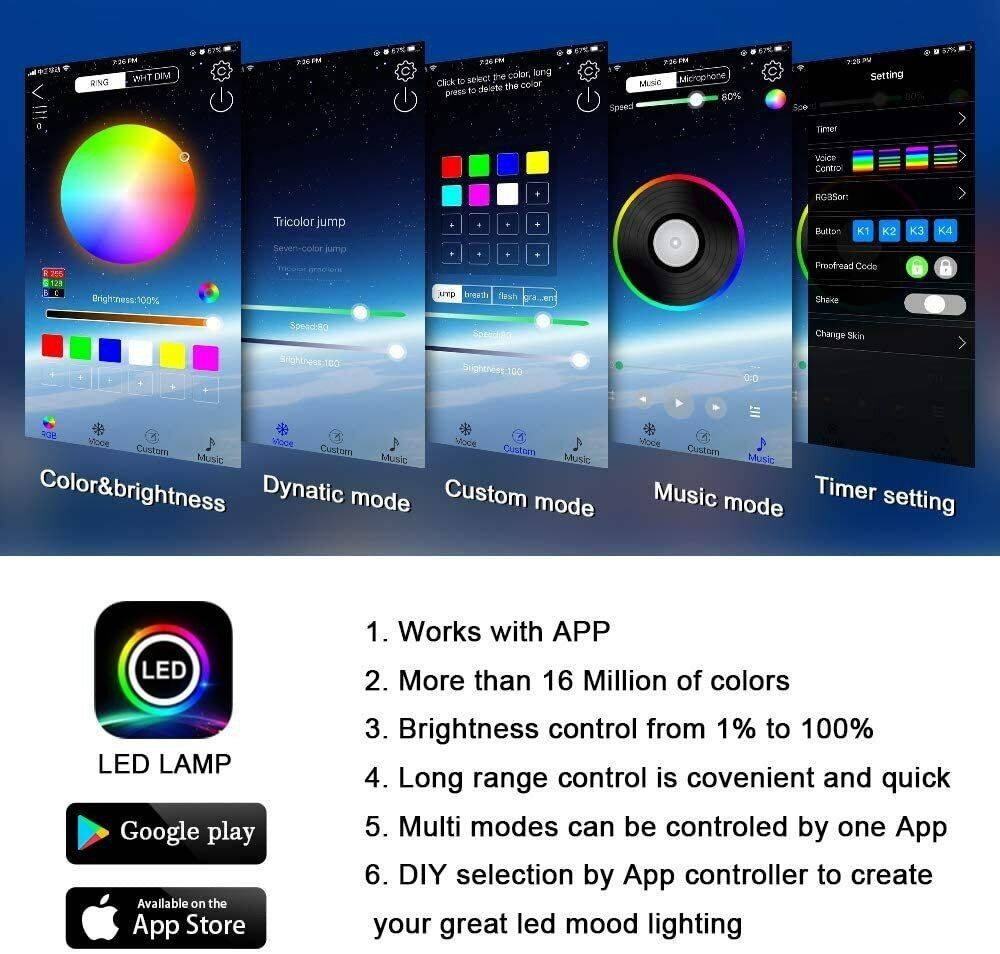 Underglow Neon Kit Strip Lights