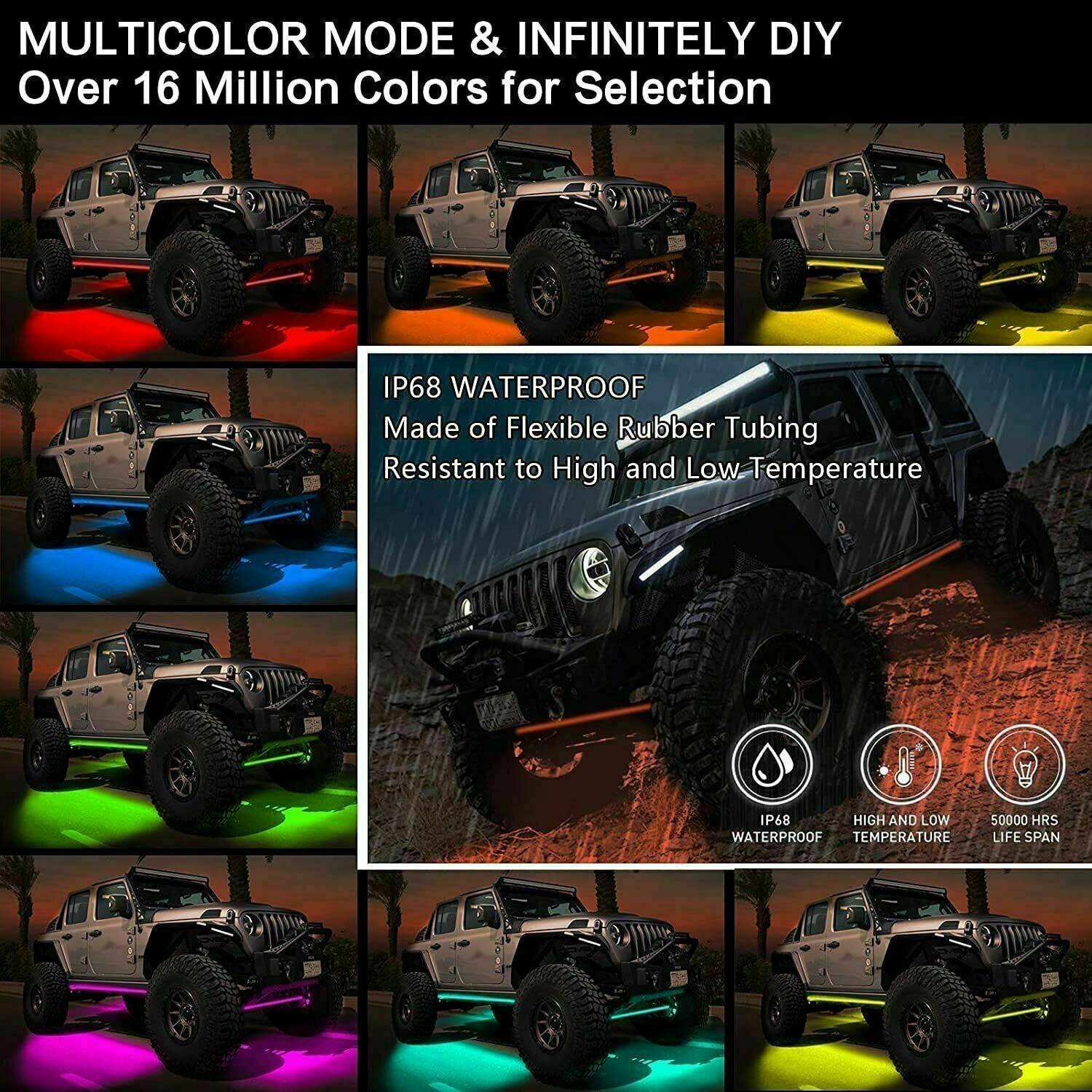 Underglow Neon Kit Strip Lights