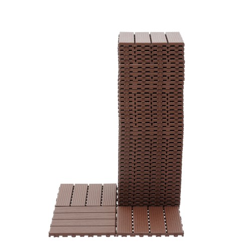 Plastic Interlocking Deck Tile
