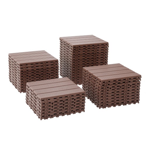 Plastic Interlocking Deck Tile